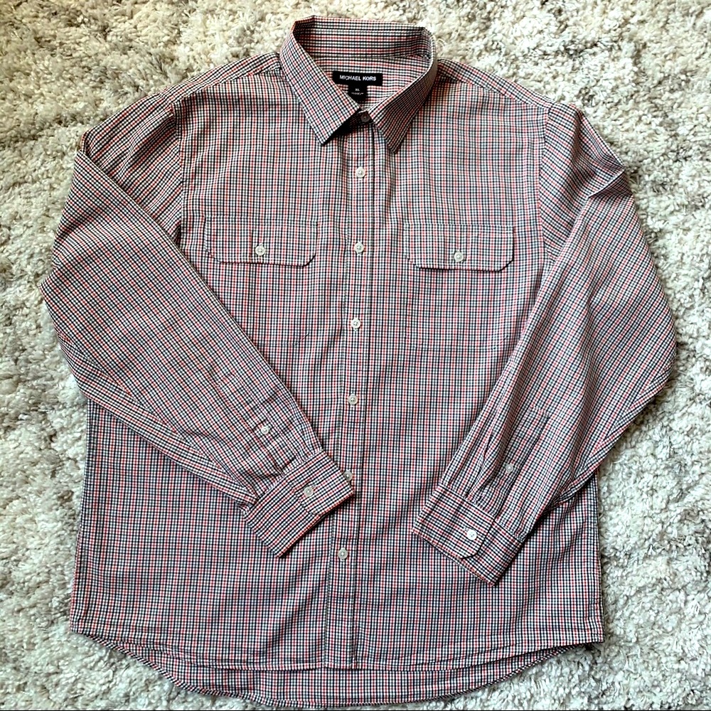 Michael Kors Long Sleeve Dress Shirt | Size XL